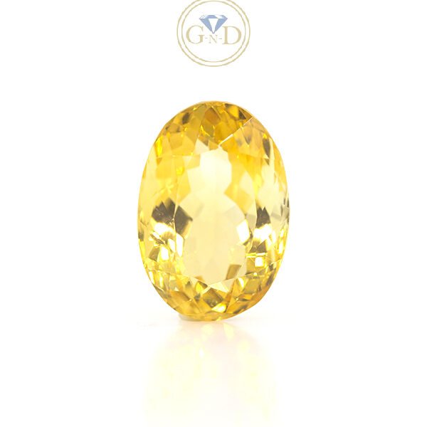 Natural Citrine 11.98 Carat ( 13.17 Ratti)