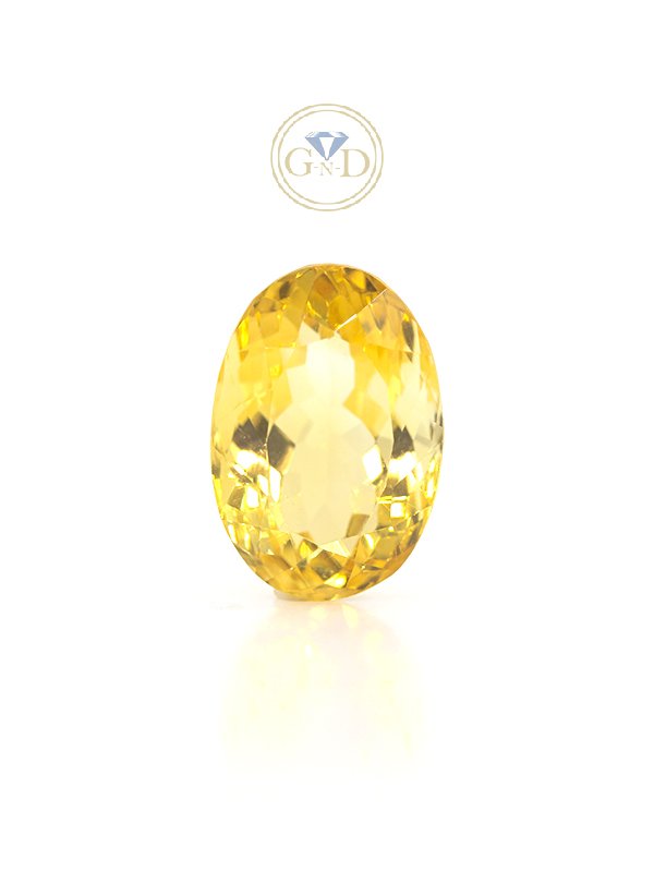 Natural Citrine 11.98 Carat ( 13.17 Ratti)