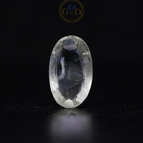 White Sapphire - 4.03 Carat ( 4.43 Ratti )