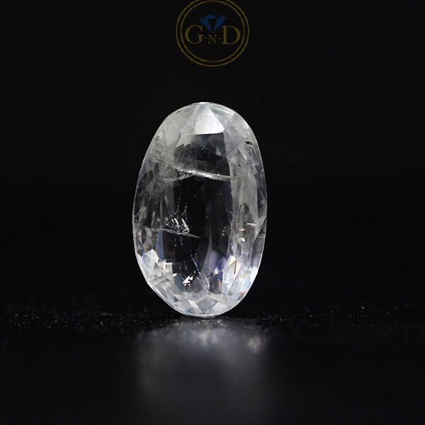White Sapphire - 4.20 Carat ( 4.62 Ratti )