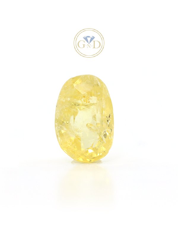 Yellow Sapphire - 3.99 Carat ( 4.38 Ratti )